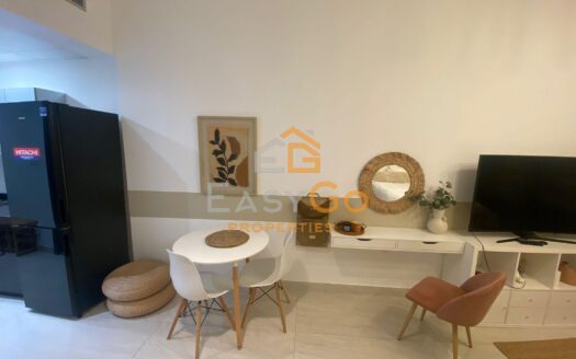 استوديو مفروش فاخر | إطلالة جزئية على برج خليفة