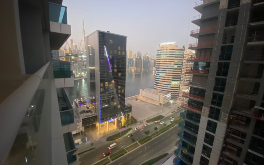 Luxury Furnished|Studio| Partial Burj Khalifa View